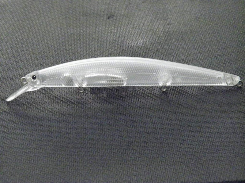 wLure 10 Blank Unpainted Minnow Crankbait Topwater Lipless Jerkbait Fishing Lures V3 (UPM672P10) - Image 1